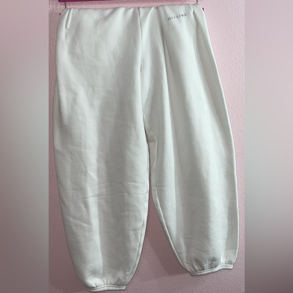 Aerie Women's White Joggers
